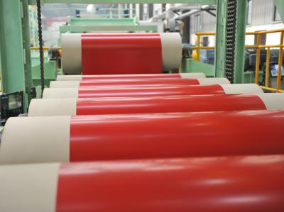 Lámina recubierta de color